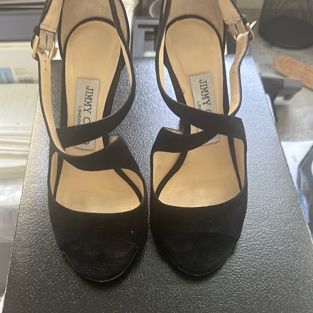 Jimmy Choo Black Elegant Heels